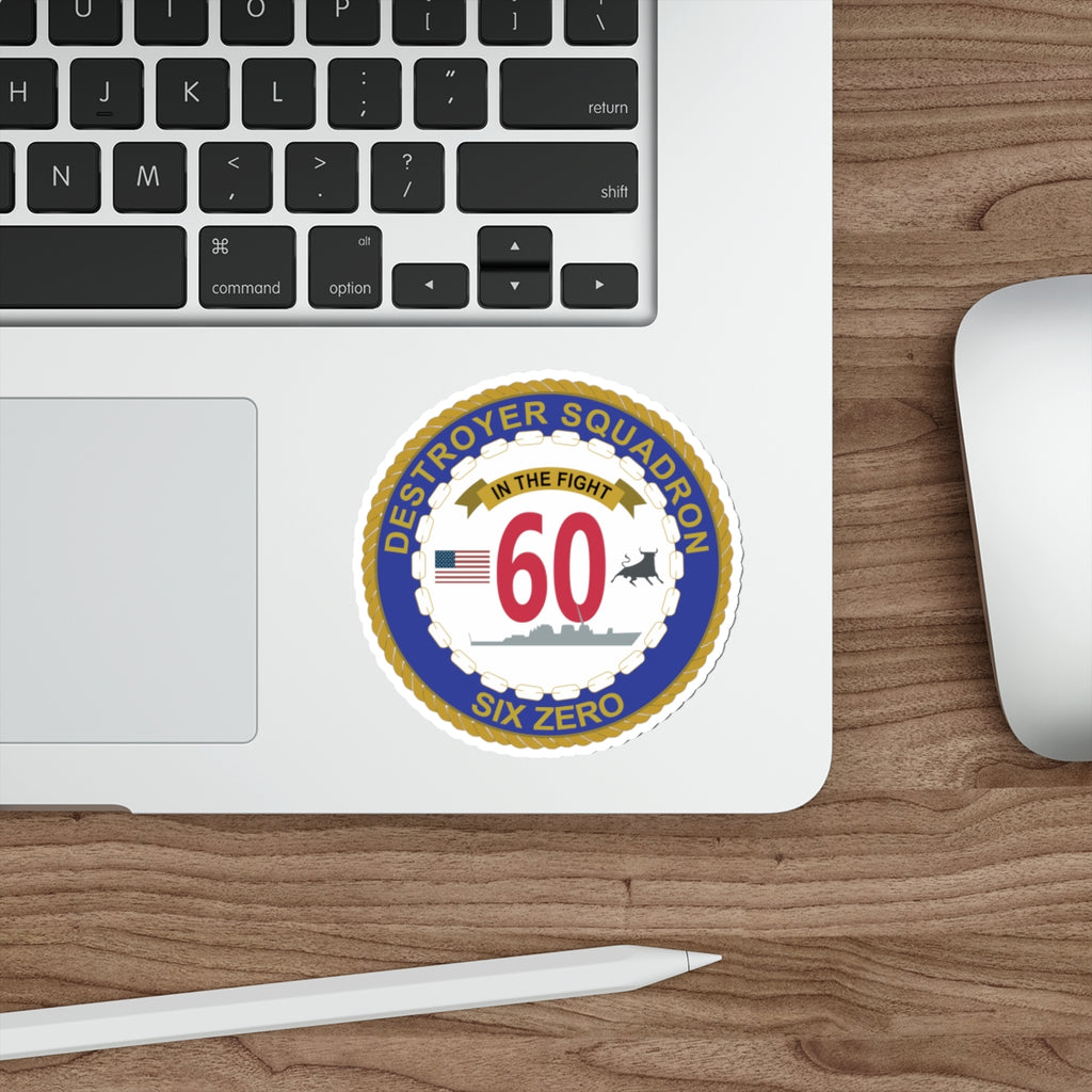 Die-Cut Vinyl Sticker - Navy - Destroyer Squadron 60 wo txt