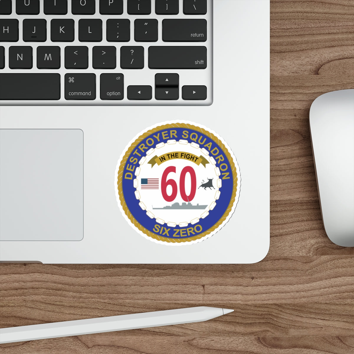 Die-Cut Vinyl Sticker - Navy - Destroyer Squadron 60 wo txt