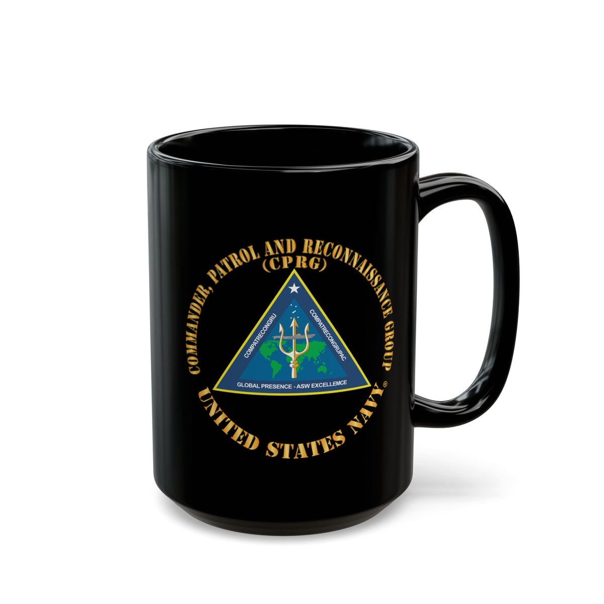 Black Mug (11oz, 15oz) - Navy - Commander, Patrol and Reconnaissance Group - CPRG X 300