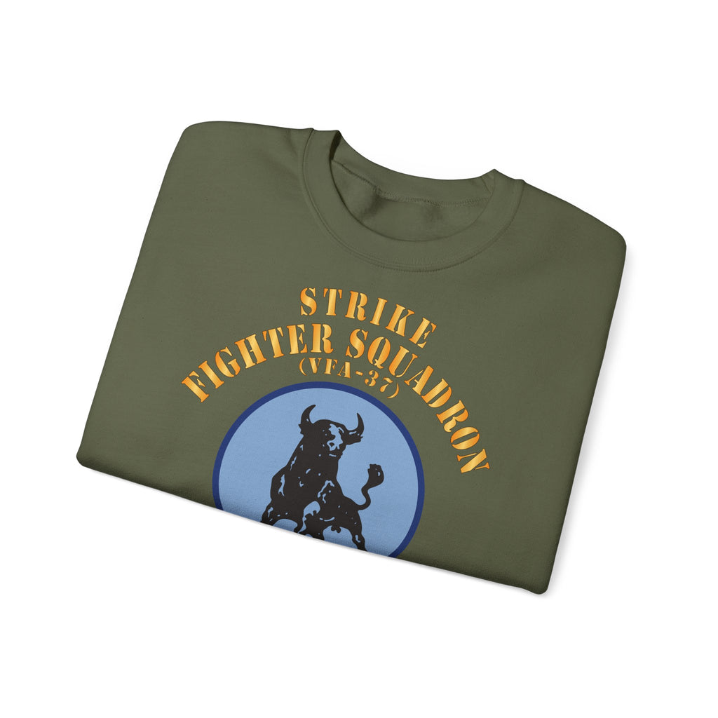 Unisex Heavy Blend™ Crewneck Sweatshirt - Navy - Strike Fighter Squadron 37 (VFA-37)