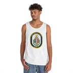 Unisex Heavy Cotton Tank Top - Navy - USS Sioux City (LCS-11) wo Txt