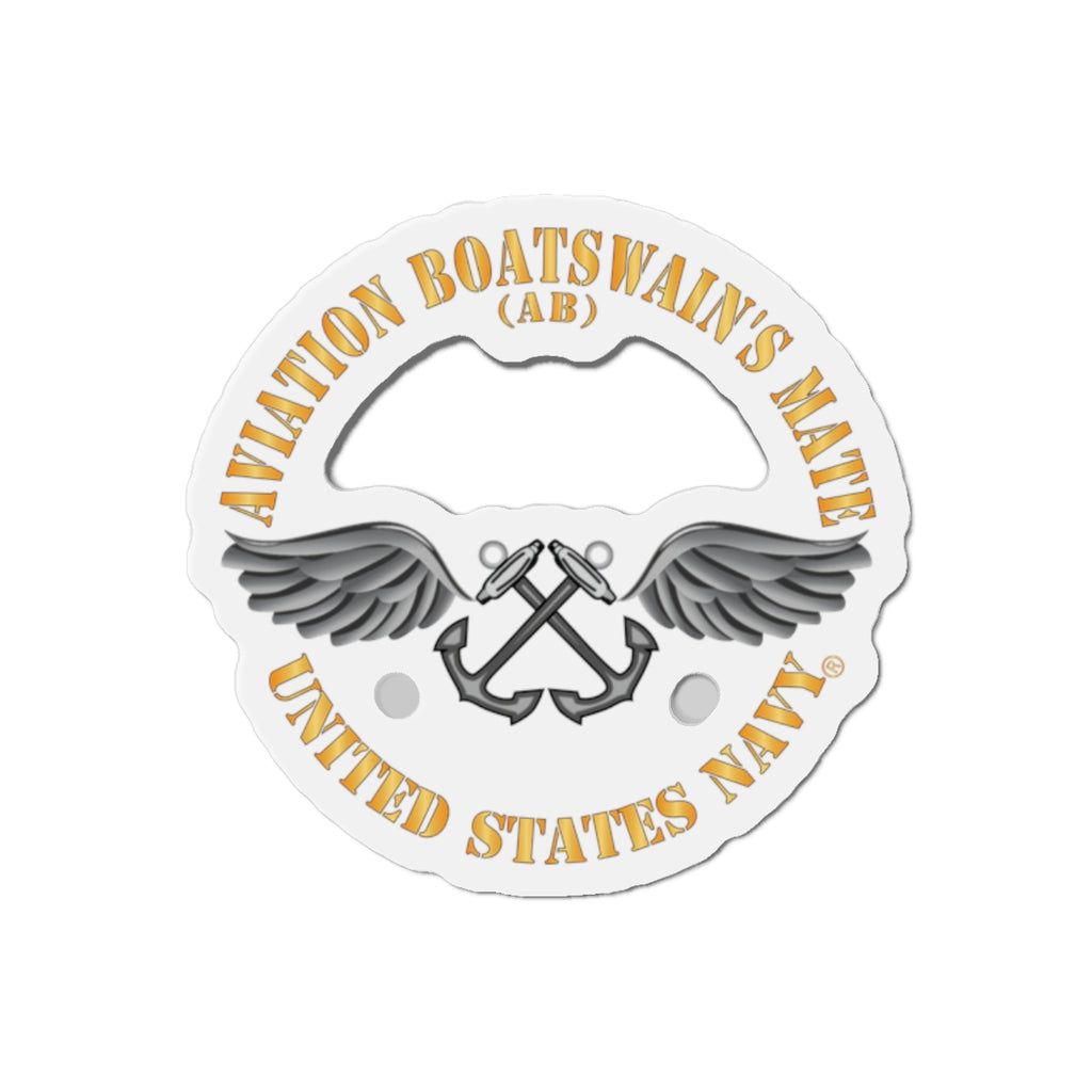 Die-Cut Magnet - Navy - Rate - Aviation Boatswain's Mate (AB) X 300