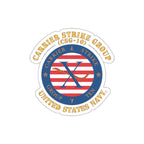 Die-Cut Vinyl Sticker - Navy - Carrier Strike Group 10 (CSG-10) X 300