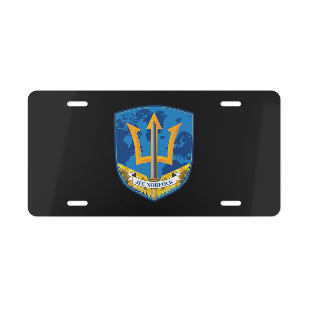 Vanity License Plate - Navy - Joint Force Command - Norfolk wo Txt X 300