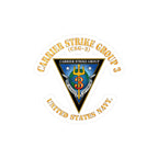 Kiss-Cut Vinyl Decal - Navy - Carrier Strike Group 3 (CSG-3)