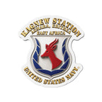 Die-Cut Magnet - Navy - Kagnew Station - Asmara, Eritrea - East Africa - 3D X 300