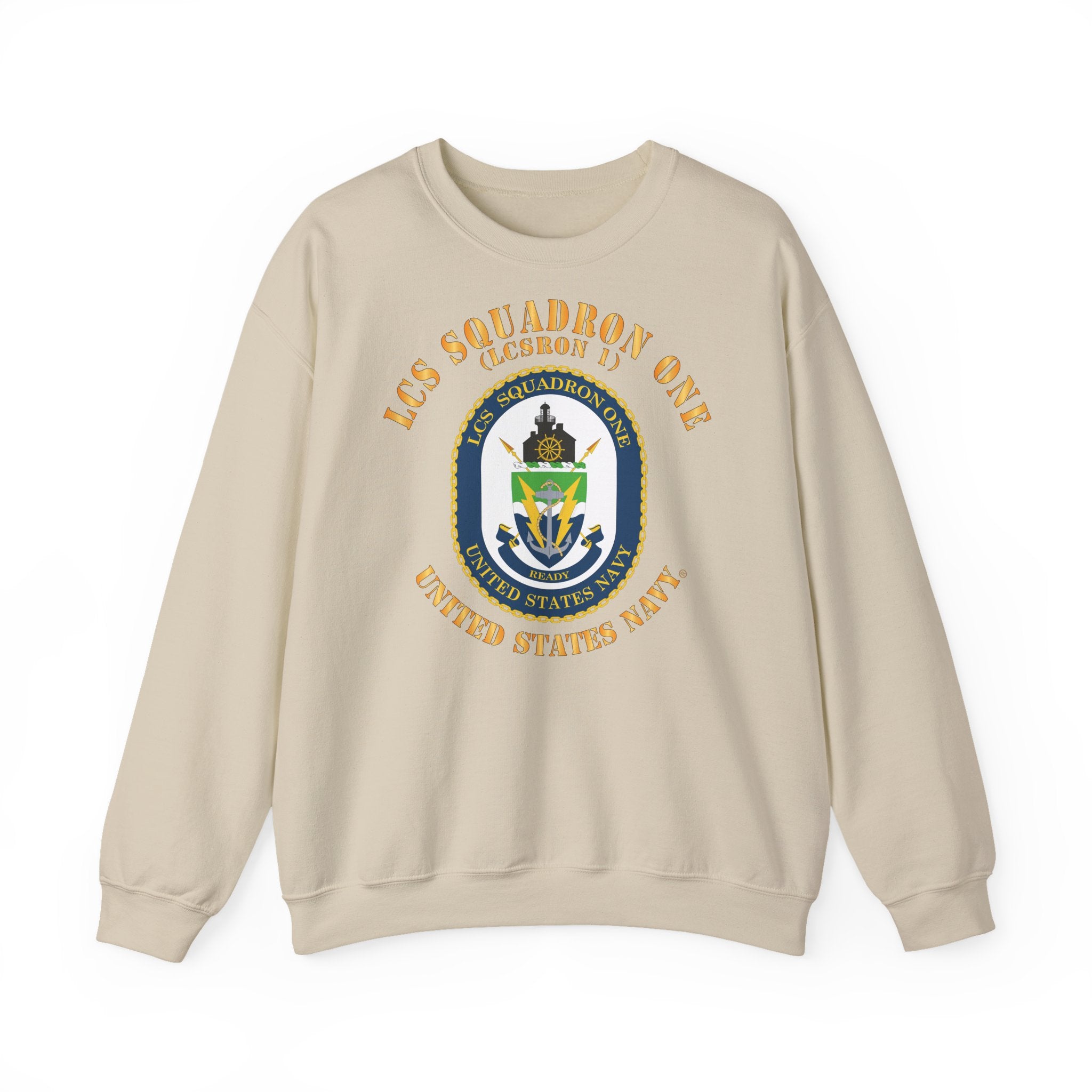 Unisex Heavy Blend™ Crewneck Sweatshirt - Navy - LCS Squadron One (LCSRON 1)