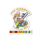 Die-Cut Magnet - Navy - USS Piedmont (AD-17) w VN SVC - Vietnam War
