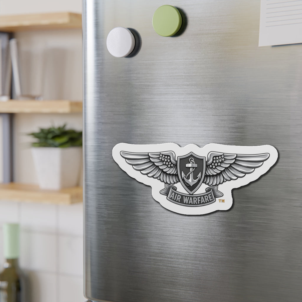 Die-Cut Magnet - Navy - Badge - Enlisted Aviation Warfare Specialist wo txt