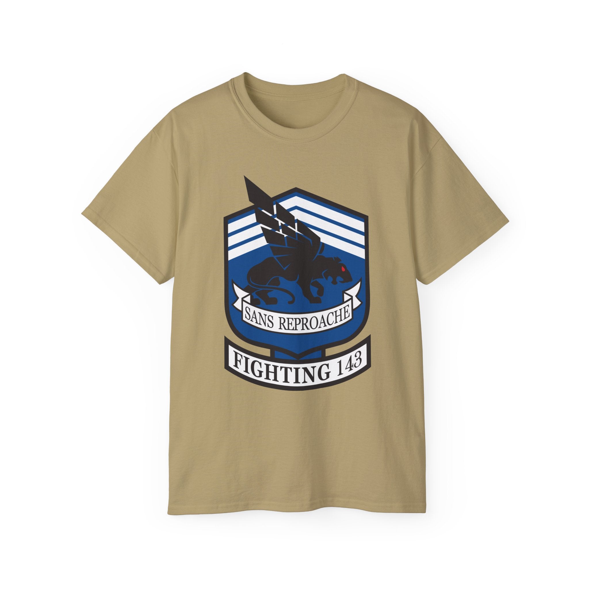 Unisex Ultra Cotton T-Shirt - Navy - Strike Fighter Squadron 143 (VFA-143) wo txt