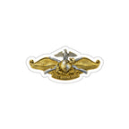 Die-Cut Vinyl Sticker - Navy - Badge - Fleet Marine Force (FMF) wo txt - Officer - 3D - Enhanced