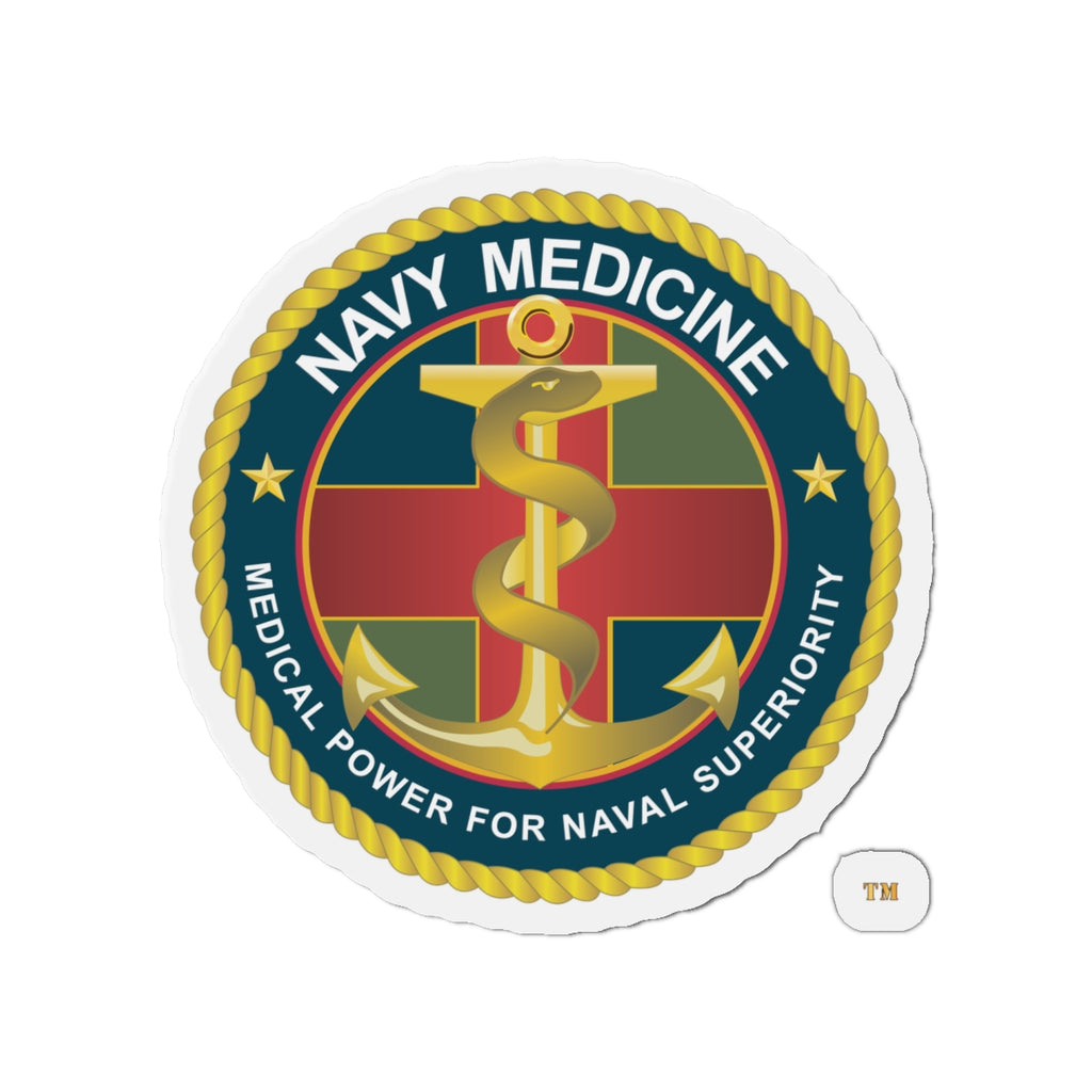Die-Cut Magnet - Navy Medicine - Medical Power for Naval Superiority wo Txt X 300
