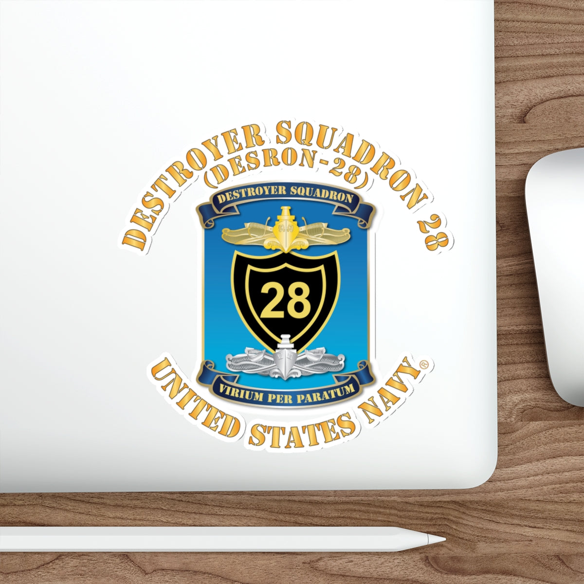 Die-Cut Vinyl Sticker - Navy - Destroyer Squadron 23 (DESRON-23)
