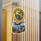 Kiss-Cut Vinyl Decal - NAVY - Naval Base Coronado - Crest w Scene - Coronado California - 3D - Enhanced