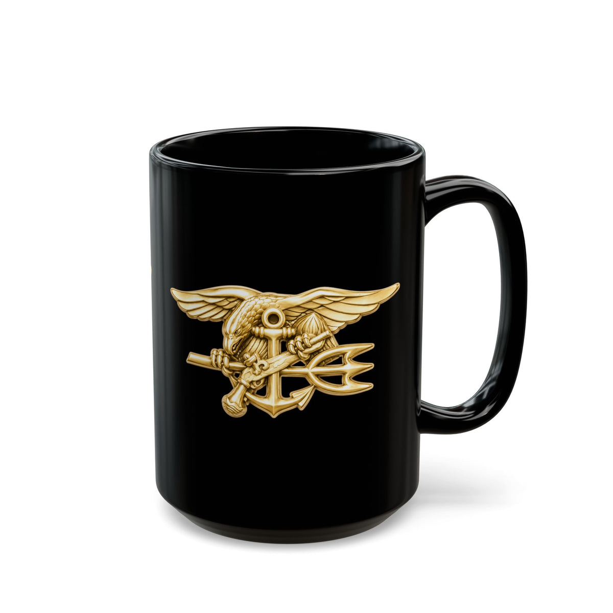 Black Mug (11oz, 15oz) - Navy - Rate - Electronic Warfare Technician (EW) - 3D - Enhanced