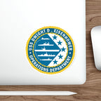 Die-Cut Vinyl Sticker - Navy - USS Dwight D. Eisenhower (CVN-69) - Operations Department wo txt