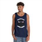 Unisex Heavy Cotton Tank Top - Navy - Helicopter Sea Combat Squadron 5 (HSC-5) wo txt