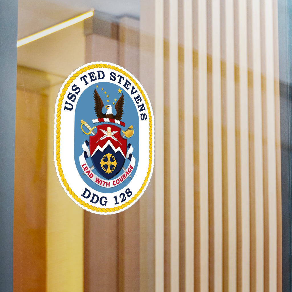 Kiss-Cut Vinyl Decal - Navy - USS Ted Stevens (DDG-128) wo txt