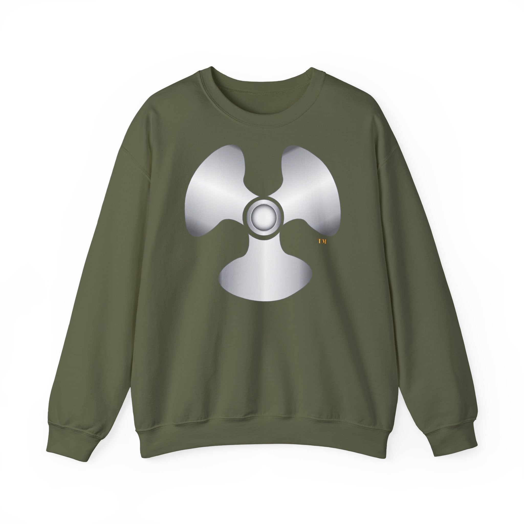 Unisex Heavy Blend™ Crewneck Sweatshirt - Navy - Rate - Machinists Mate (MM) wo txt