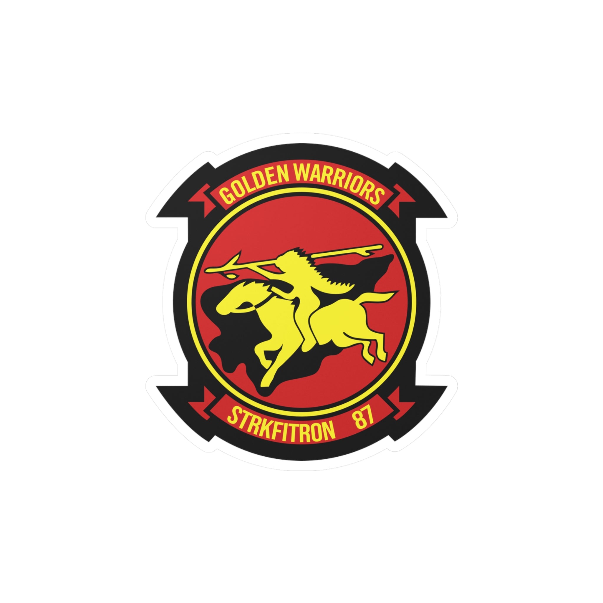 Kiss-Cut Vinyl Decal - Navy - Strike Fighter Squadron 87 (VFA-87) wo txt