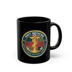 Black Mug (11oz, 15oz) - Navy Medicine - Medical Power for Naval Superiority wo Txt X 300