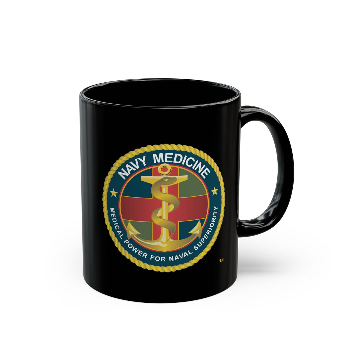 Black Mug (11oz, 15oz) - Navy Medicine - Medical Power for Naval Superiority wo Txt X 300