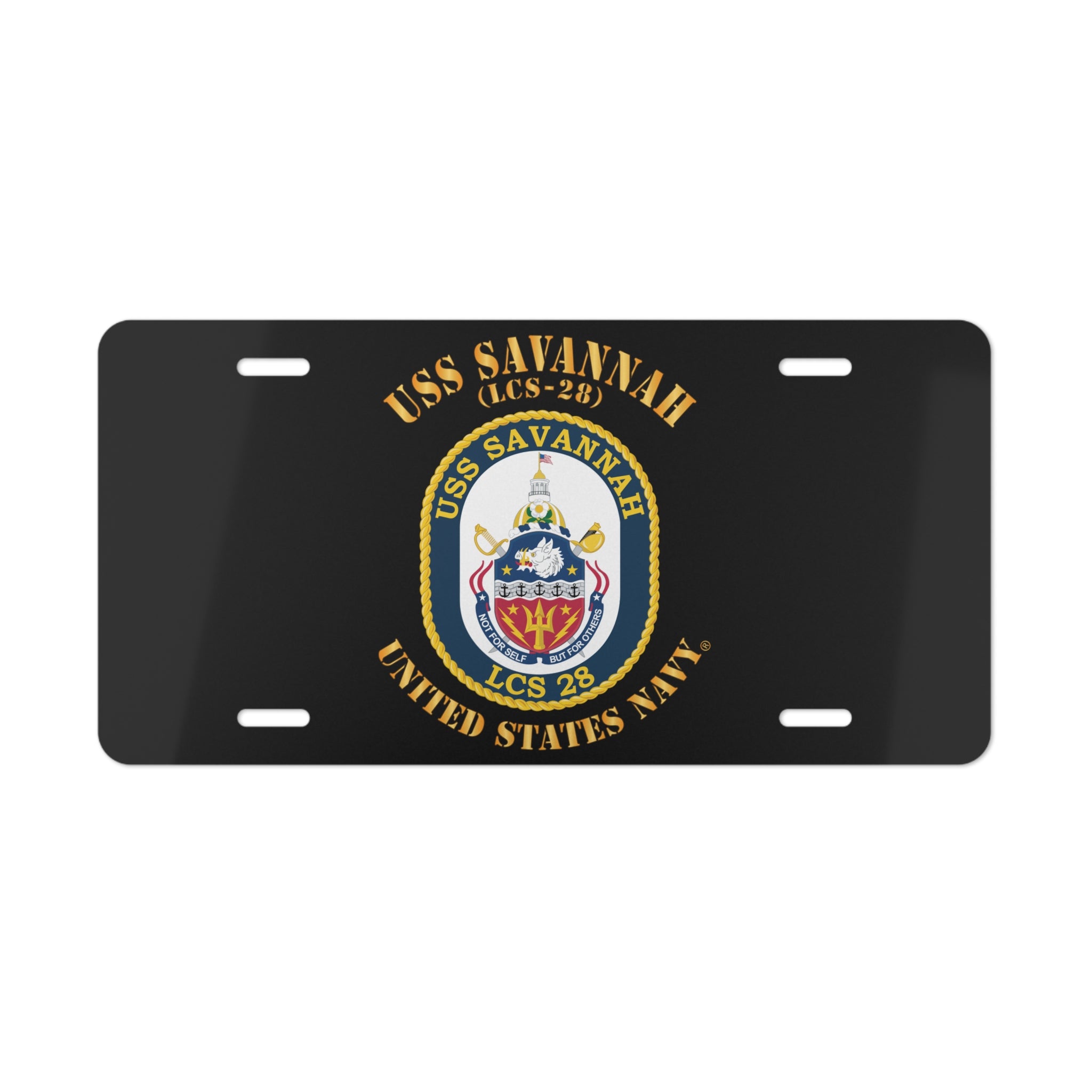 Vanity License Plate - Navy - USS Savannah (LCS-28)
