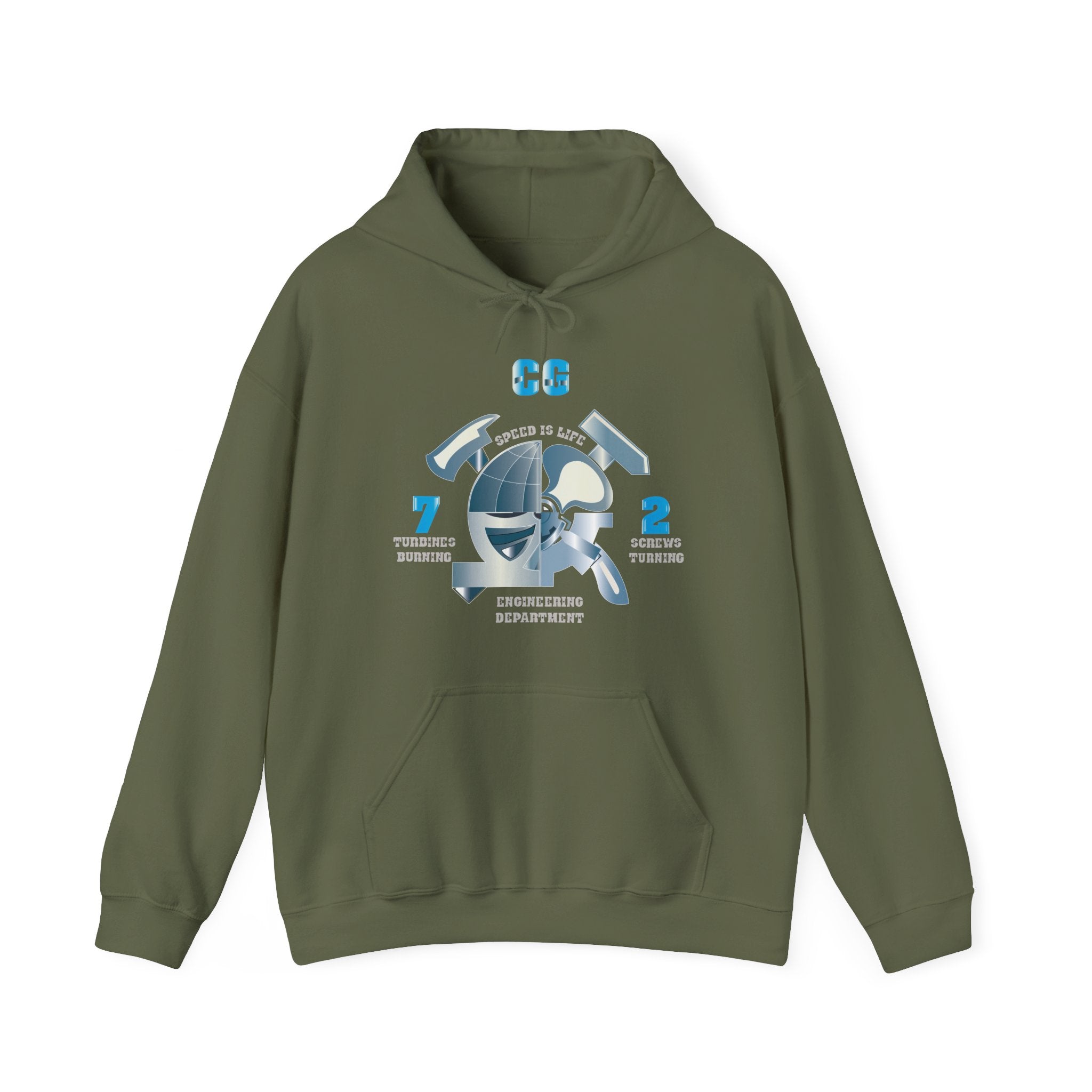 Unisex Heavy Blend™ Hoodies - Navy - CG 72 - Engineering Department