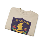 Unisex Heavy Blend™ Crewneck Sweatshirt - Navy - USS Ajax (AR-6) wo txt
