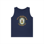 Unisex Heavy Cotton Tank Top - Navy - USNS Carl Brashear (T-AKE 7) wo txt
