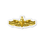 Die-Cut Magnet - Navy - Badge - Surface Warfare Officer (SWO) wo txt - 3D - Enhanced