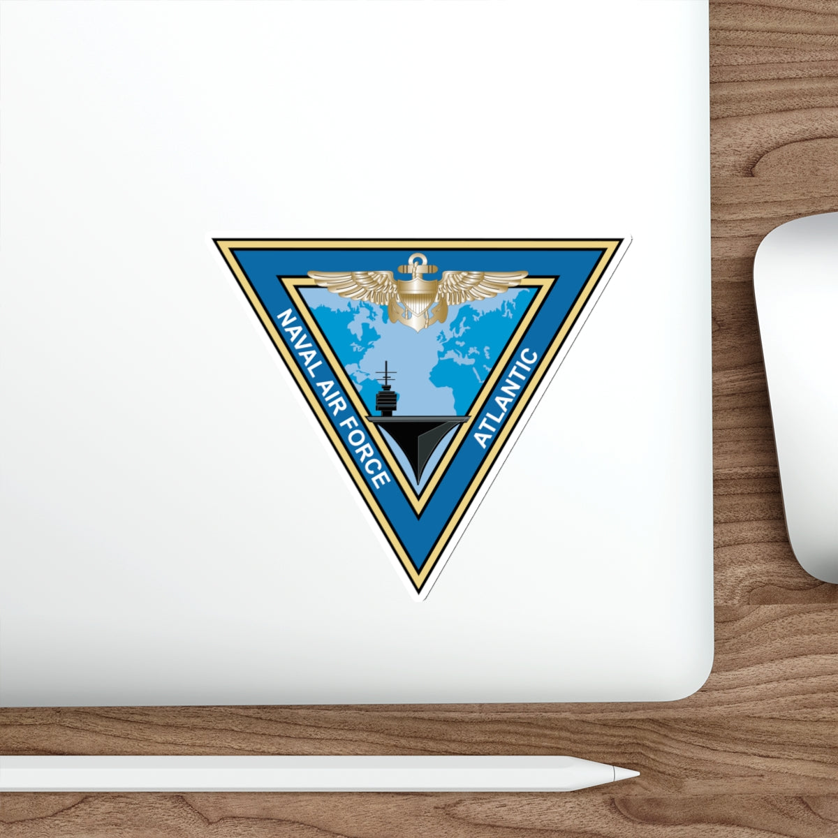 Die-Cut Vinyl Sticker - Navy - Commander, Naval Air Force Atlantic - COMNAVAIRLANT wo Txt