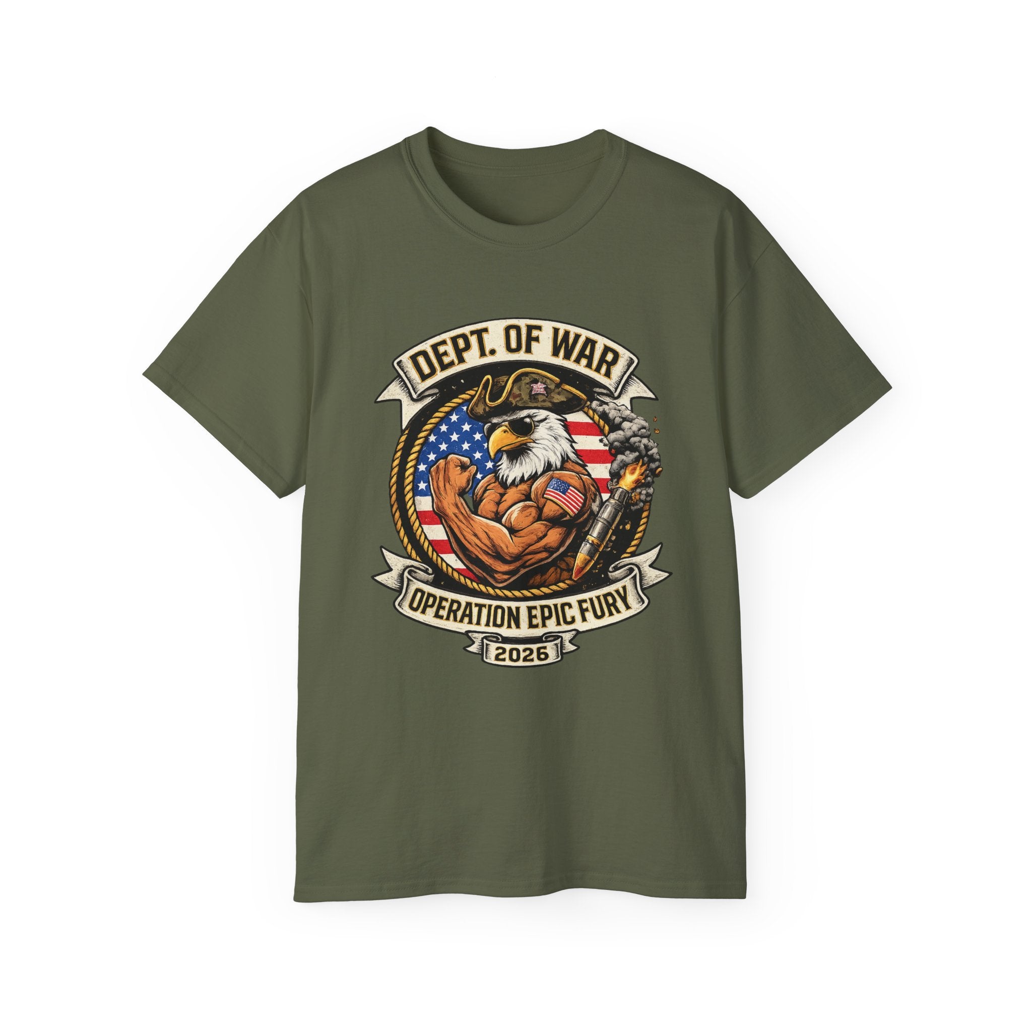 Operation Epic Fury Unisex Ultra Cotton T-Shirt — Military-Inspired Graphic Tee