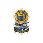 Die-Cut Vinyl Sticker - NAVY - Naval Base Coronado - Crest w Scene - Coronado California - 3D - Enhanced