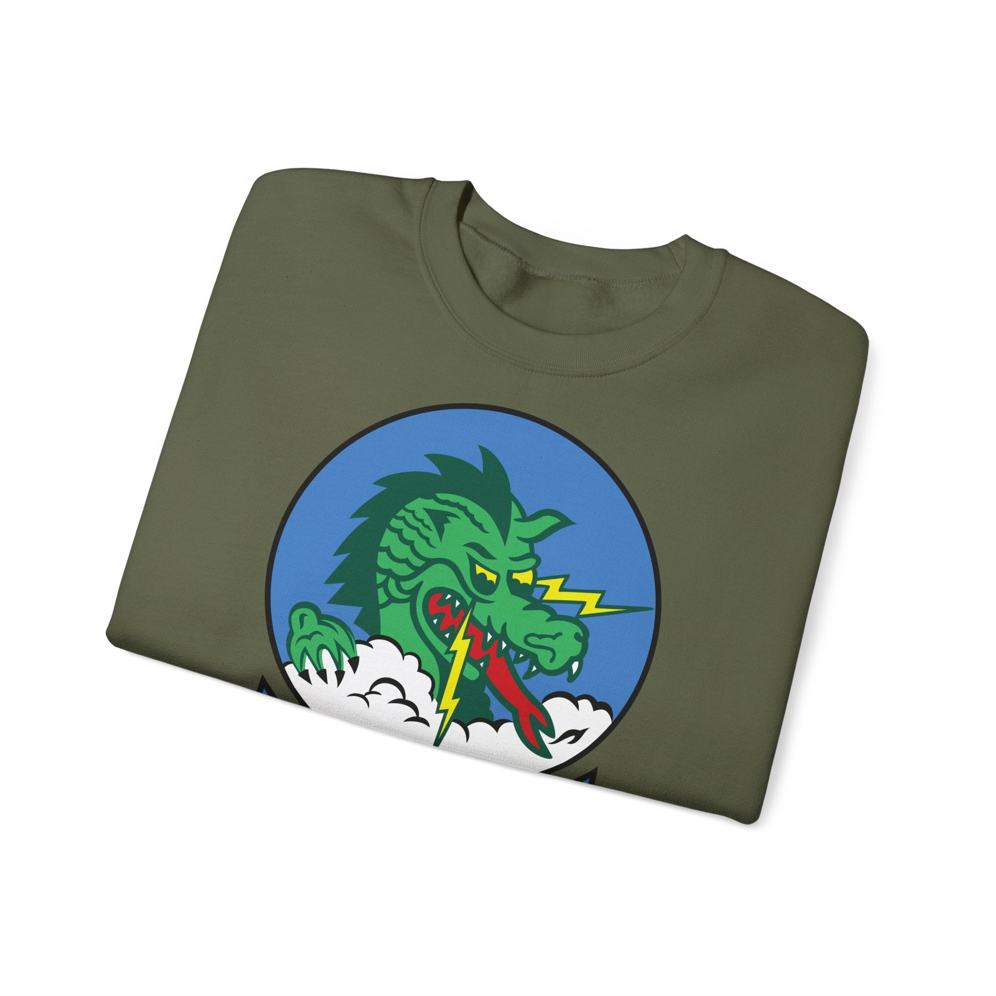 Unisex Heavy Blend™ Crewneck Sweatshirt - Navy - Electronic Attack Squadron 130 (VAQ-130) wo txt