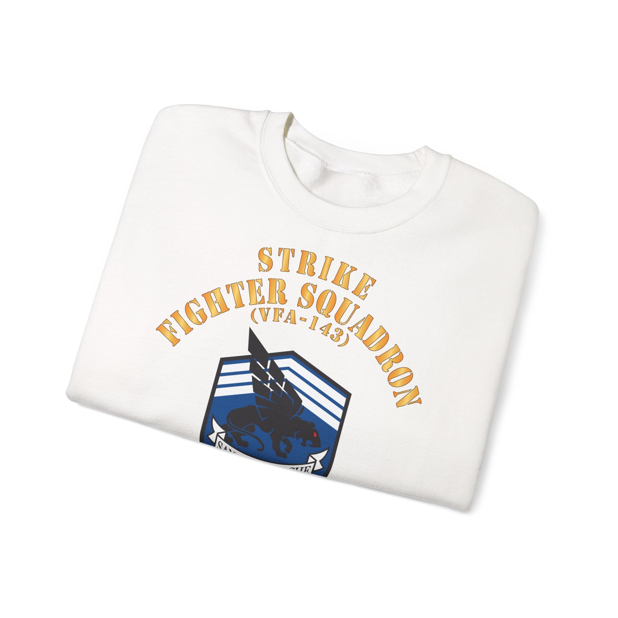 Unisex Heavy Blend™ Crewneck Sweatshirt - Navy - Strike Fighter Squadron 143 (VFA-143)