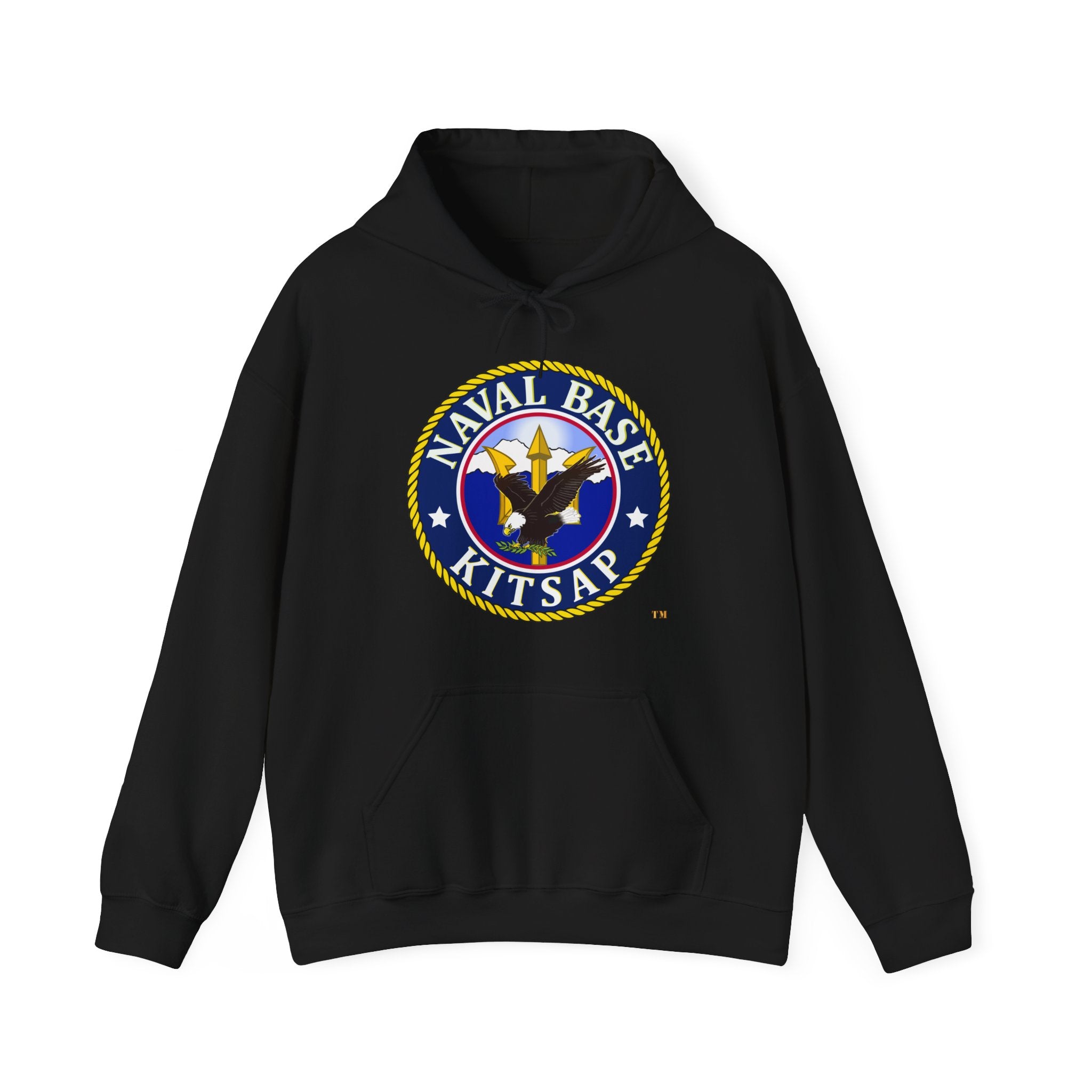 Unisex Heavy Blend™ Hoodies - Navy - Naval Base Kitsap wo txt