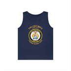 Unisex Heavy Cotton Tank Top - Navy - USS Columbus (SSN-762)