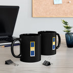 Black Mug (11oz, 15oz) - Navy - Warrant Officer 1 - W01 wo txt