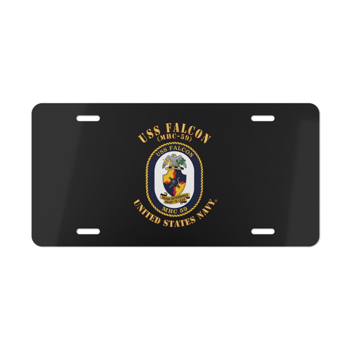 Vanity License Plate - Navy - USS Falcon (MHC-59)