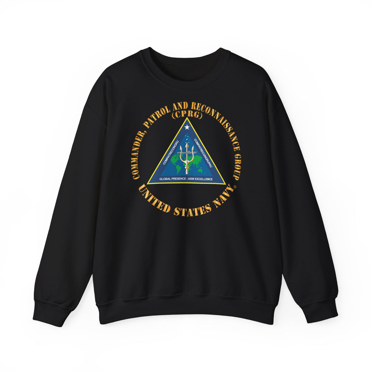Unisex Heavy Blend™ Crewneck Sweatshirt - Navy - Commander, Patrol and Reconnaissance Group - CPRG X 300