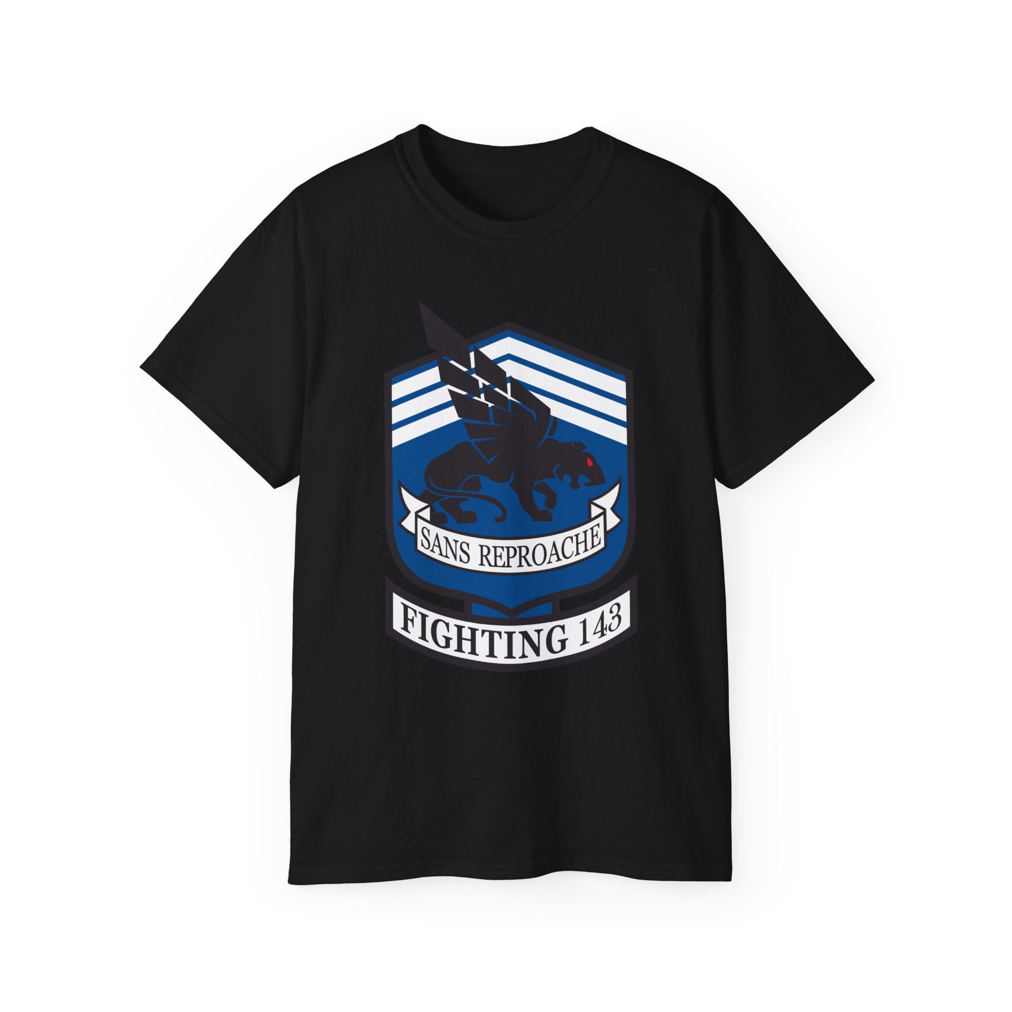 Unisex Ultra Cotton T-Shirt - Navy - Strike Fighter Squadron 143 (VFA-143) wo txt