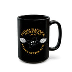 Black Mug (11oz, 15oz) - Navy - Rate - Aviation Electrical Technician (AST)