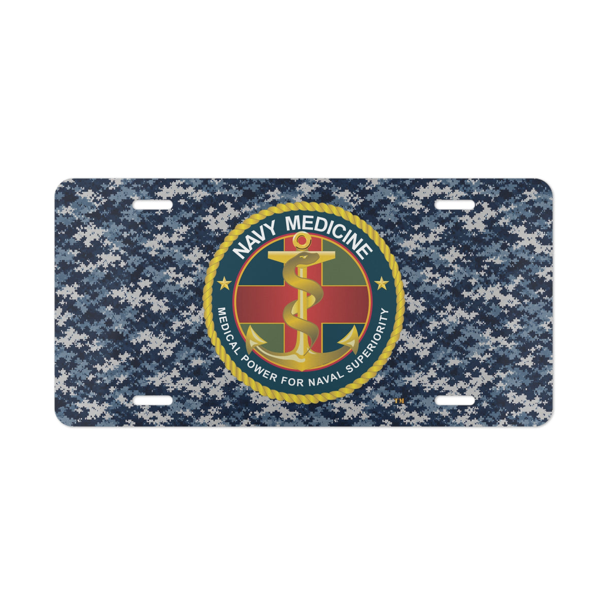 Vanity License Plate - Navy Medicine - Medical Power for Naval Superiority wo Txt X 300