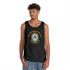 Unisex Heavy Cotton Tank Top - Navy - USS Minneapolis–Saint Paul (LCS-21)