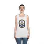 Unisex Heavy Cotton Tank Top - Navy - USS Daniel Inouye (DDG-118) wo txt