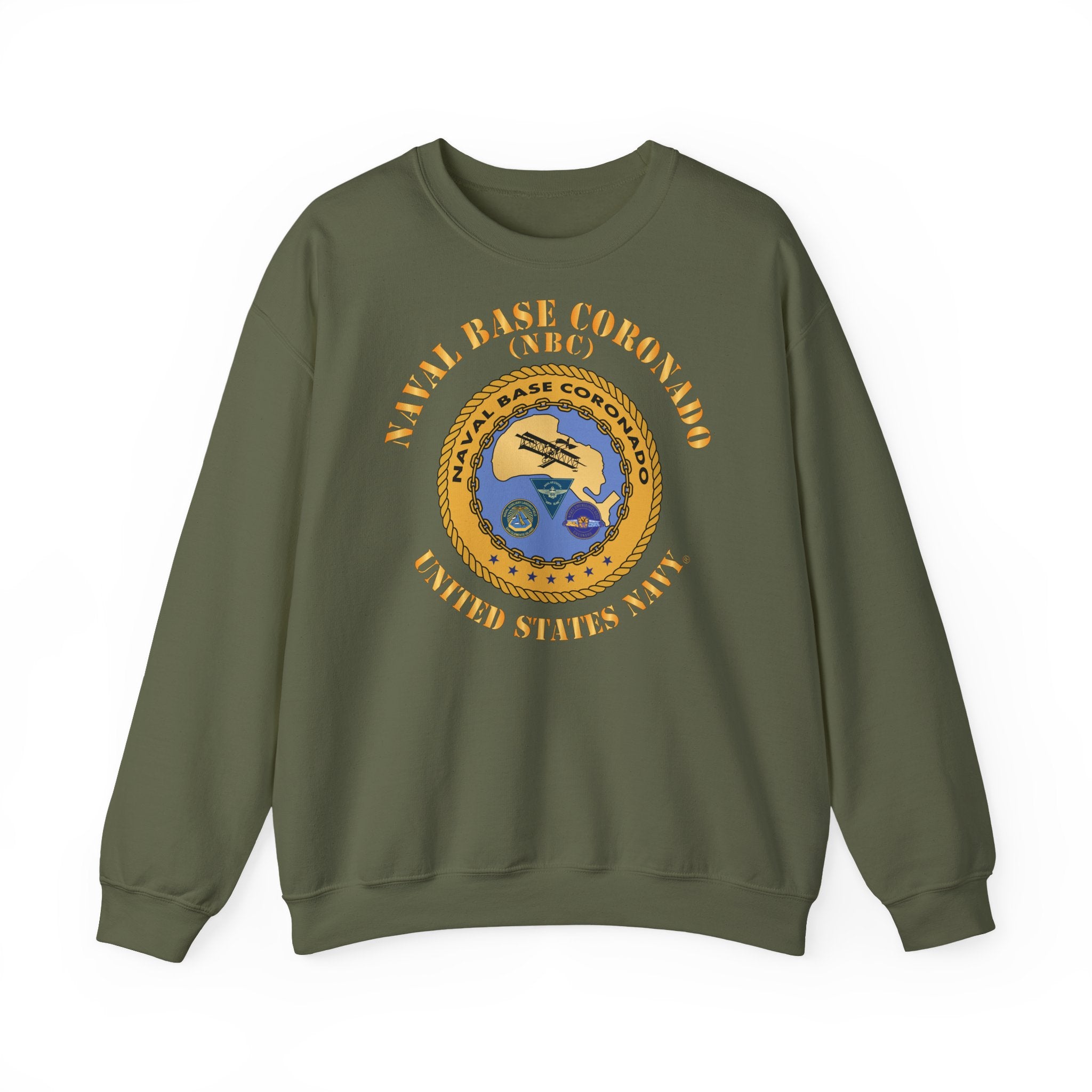 Unisex Heavy Blend™ Crewneck Sweatshirt - Navy - Naval Base Coronado(NBC)