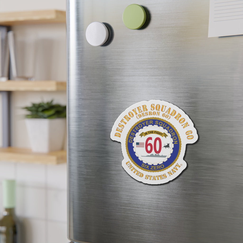 Die-Cut Magnet - Navy - Destroyer Squadron 60