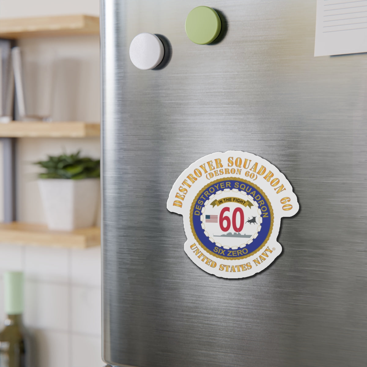 Die-Cut Magnet - Navy - Destroyer Squadron 60
