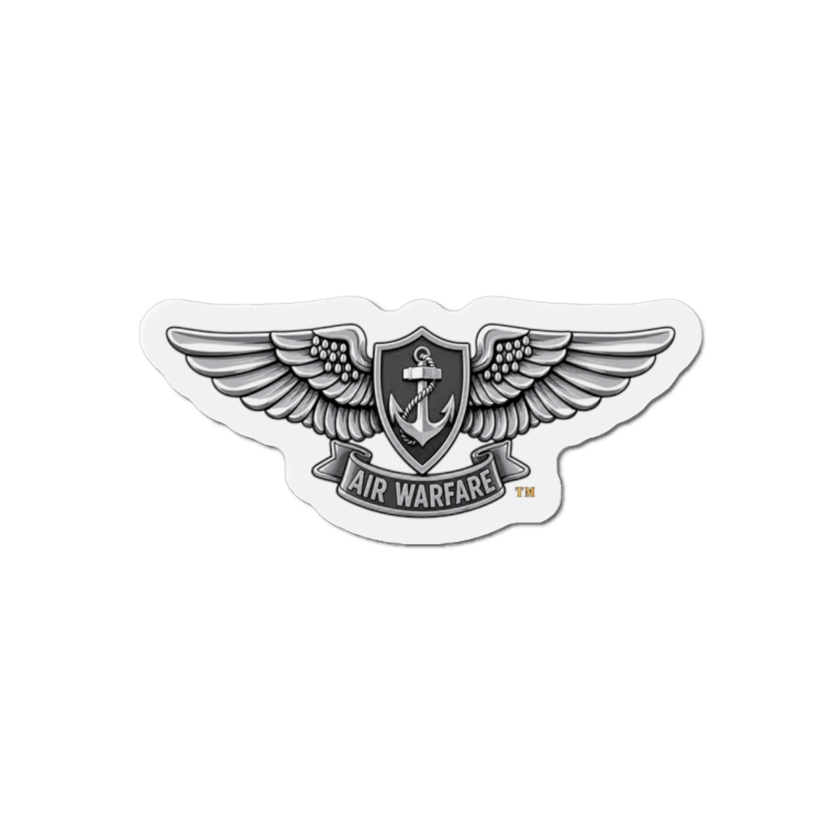 Die-Cut Magnet - Navy - Badge - Enlisted Aviation Warfare Specialist wo txt